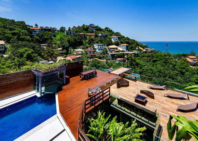 Rio 052 - Hermosa villa con vista espectacular al mar en Joá
