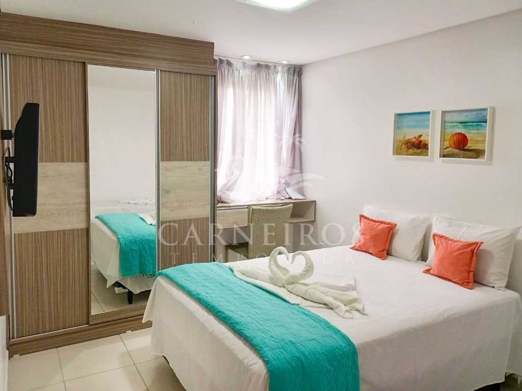 Flat 01 Quarto (04 Pessoas) - Carneiros Beach Resort (A12-4)