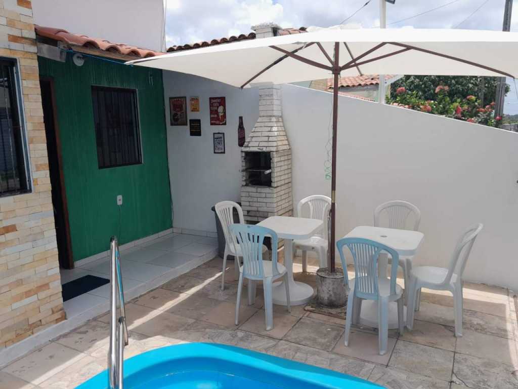 ÓTIMA CASA DE PRAIA  C/ CHURRASQUEIRA E PISCINA P/ TEMPORADA EM JACUMÃ-PB