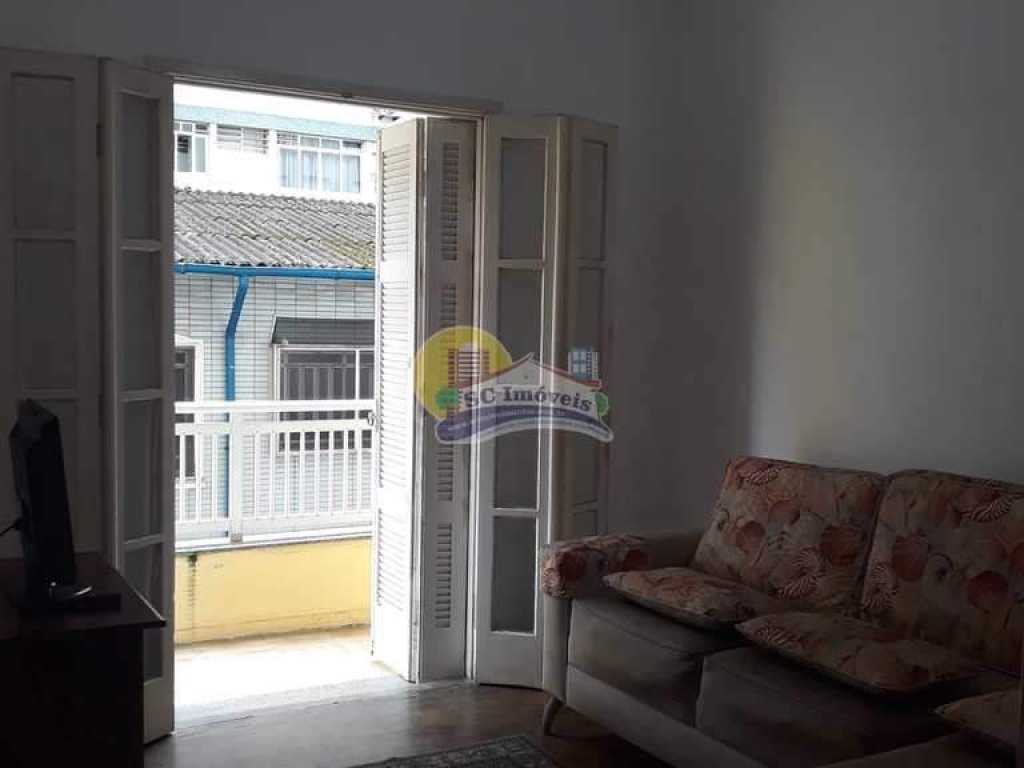 Apartamento com 1 dorm, Embaré, Santos