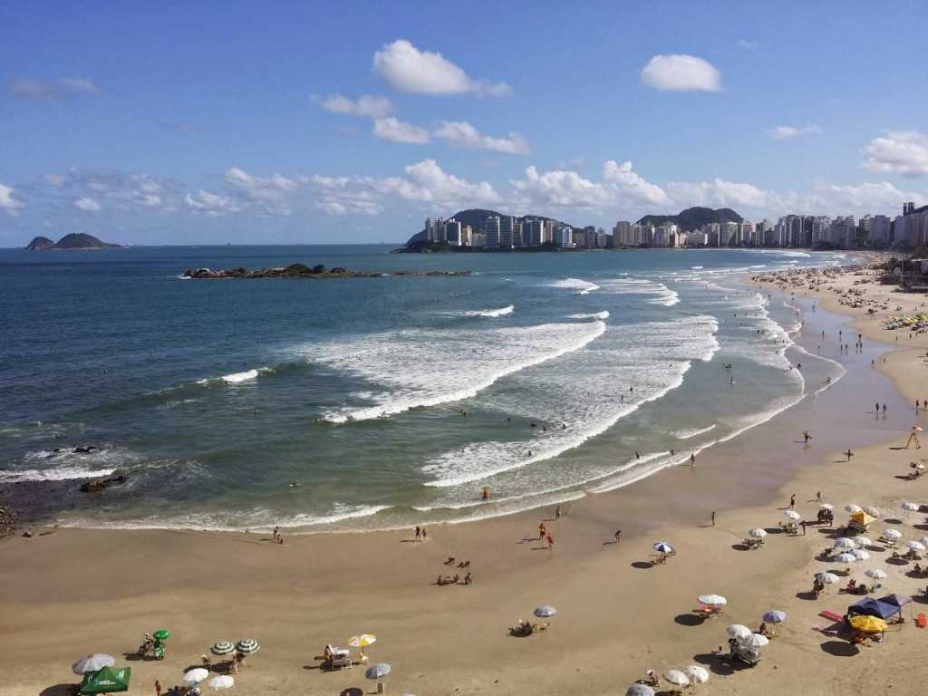 Apto pé na areia Guarujá, Morro do Maluf