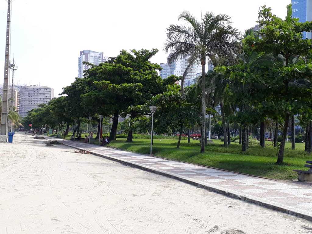 José Menino frente praia