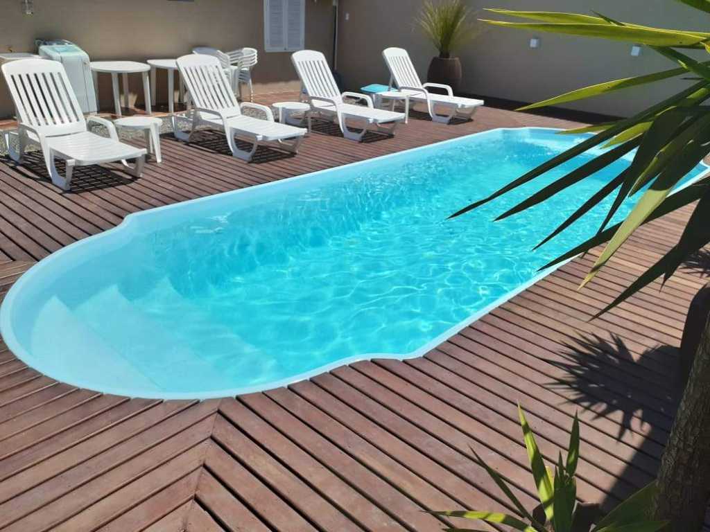 CASA COM PISCINA EM MARISCAL ÓTIMO CUSTO BENEFICIO