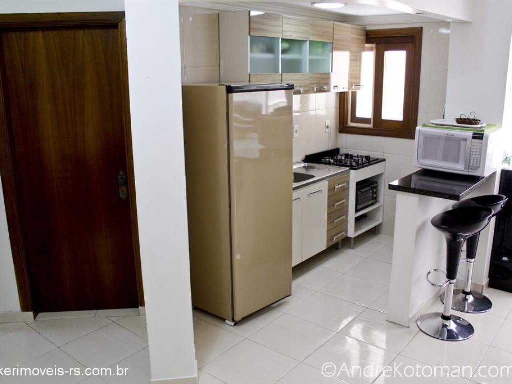 APARTAMENTO 1 DORMITÓRIO PARA TEMPORADA, ZONA NOVA EM CAPÃO DA CANOA