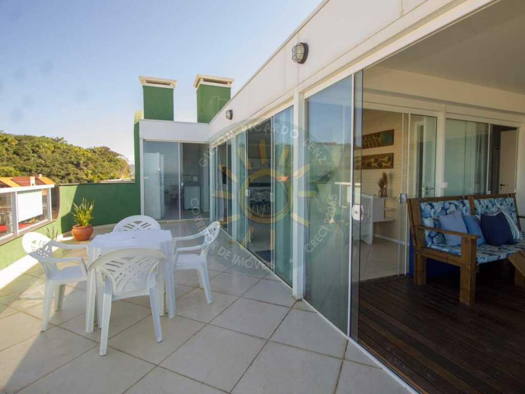 Apartamento para 5 pessoas com vista incrível para Praia de Quatro Ilhas