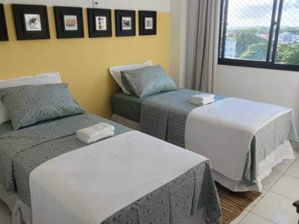 Apartamento amplo 3 quartos na praia de Atalaia