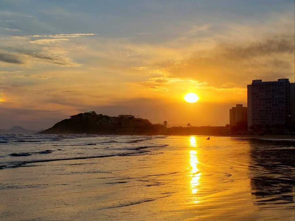 Pé na areia na Praia do Sonho