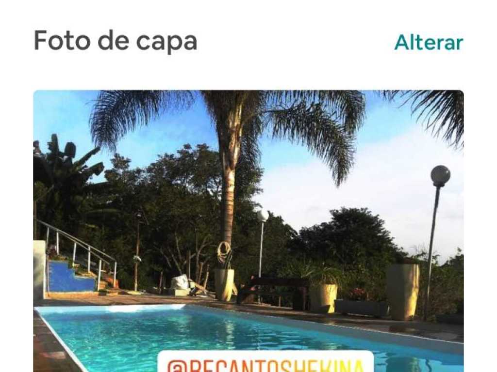 Chácara com piscina em Guararema-SP