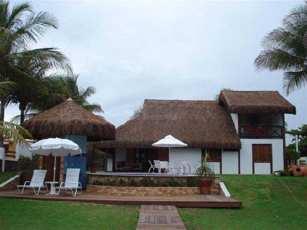 Guarajuba - Aluguel Temporada - Frente Mar - Pé na areia 4 suítes com piscina