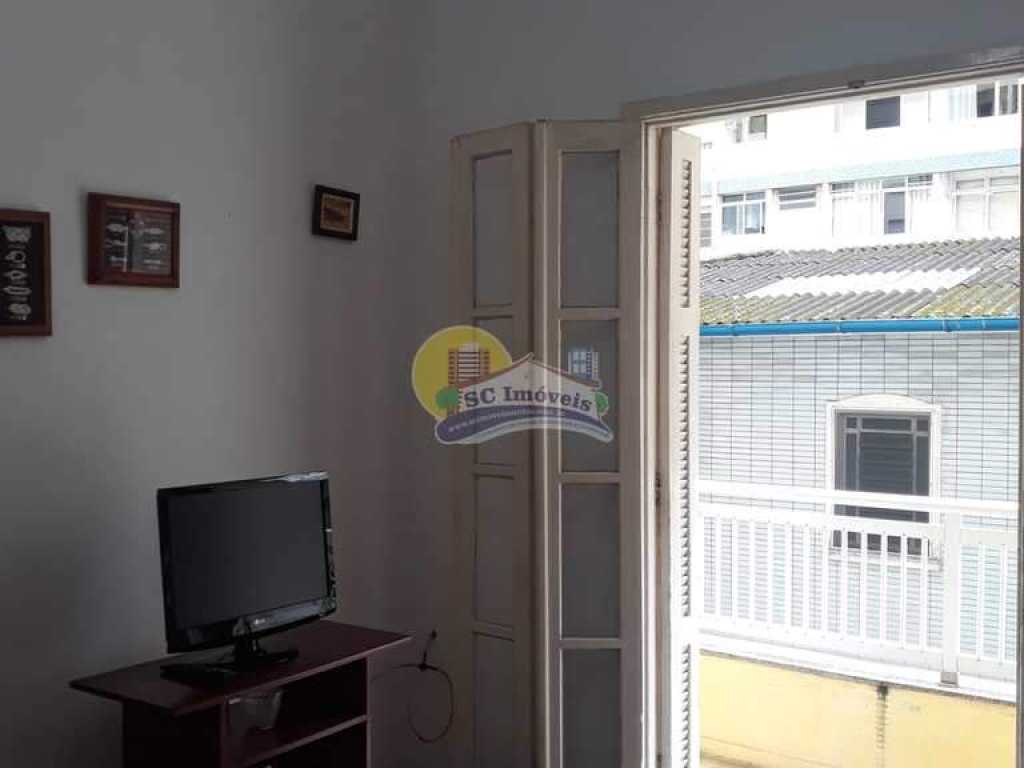 Apartamento com 1 dorm, Embaré, Santos