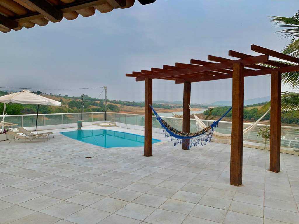 Hermosa casa con hermosa vista al Lago Furnas súper espaciosa - Capitólio - MG