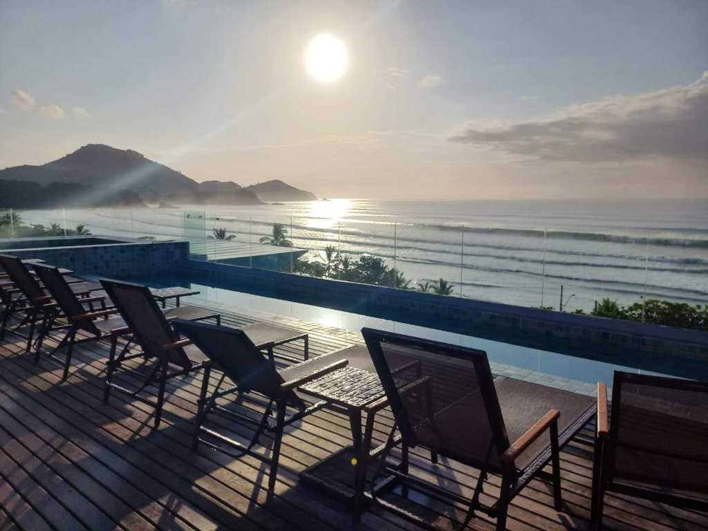 Apartamento frente mar na Praia Grande em Ubatuba