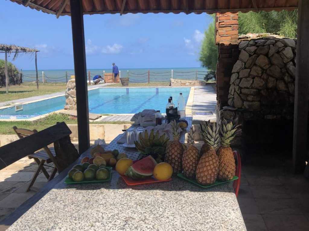 Casa de praia pé na areia