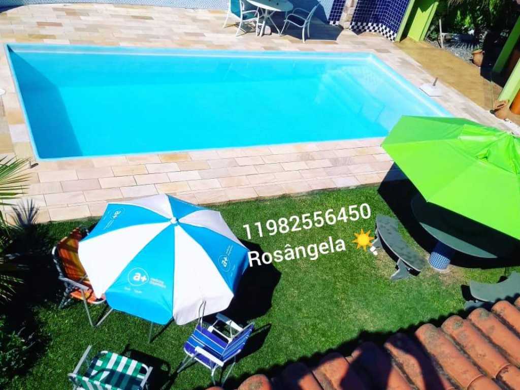 Belíssima casa com piscina em Itanhaém, 150m da praia