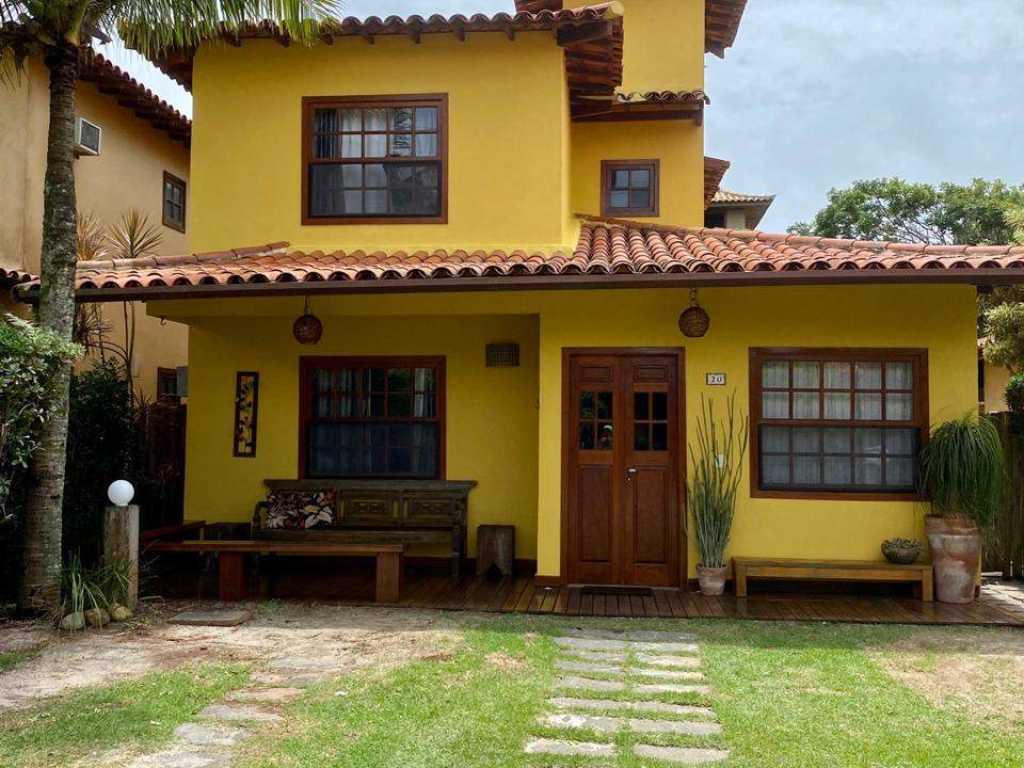 Casa Top Búzios 4 q. (3 suítes- ar cond)Wi-Fi, Churrasq, 50 mts Praia