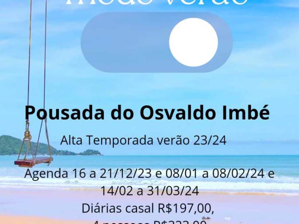 Pousada do Osvaldo Imbé Aluguel Temporada