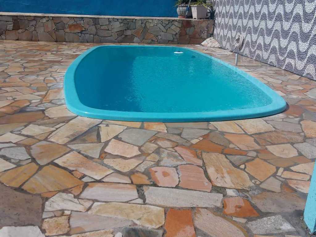 Casa p temporada com piscina