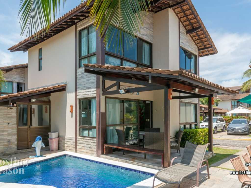 MAR37 Confortável Casa em Muro Alto – Porto de Galinhas Piscina Privada 3 suítes