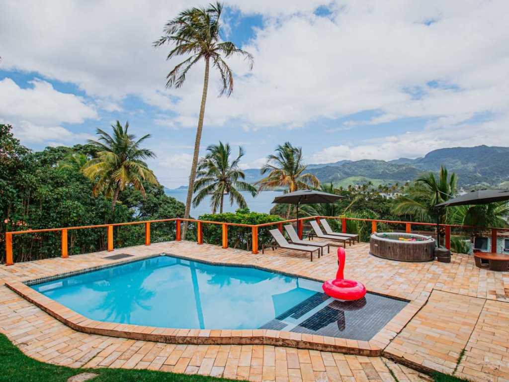 Casa com vista cinematográfica com Piscina e Spa