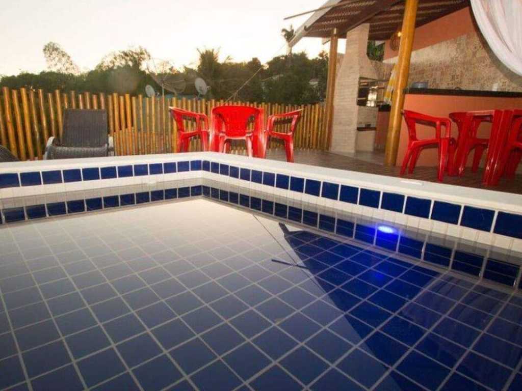 CASA LUXO SUPER TOP COM PISCINA NA MUCUGE A 100 MT DA PRAIA