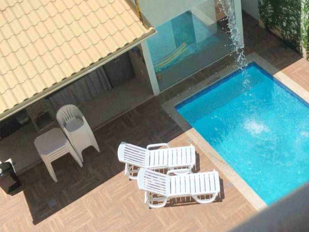 Casa de luxo com piscina na Praia das Castanheiras - Guarapari-ES