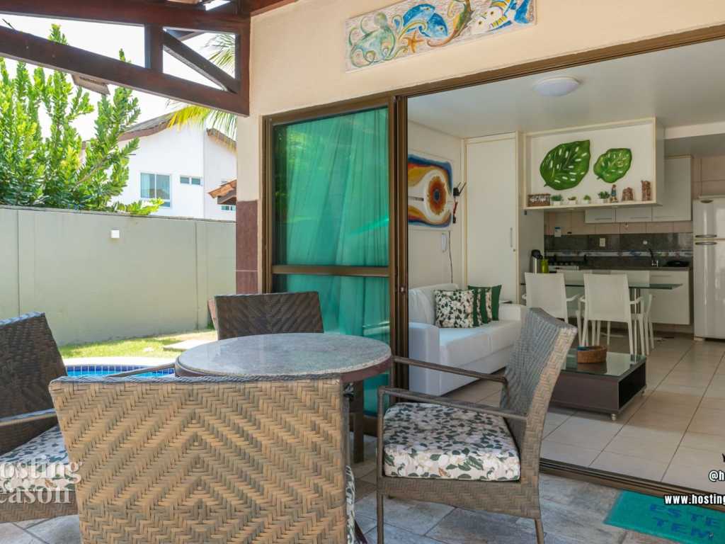 MAR37 Confortável Casa em Muro Alto – Porto de Galinhas Piscina Privada 3 suítes