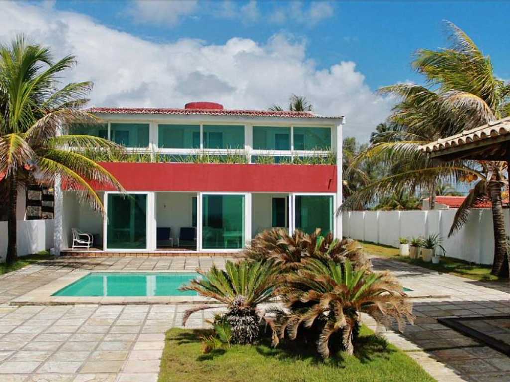 Casa a orillas del mar con 4 suites a 1,36 Km del centro de Porto de Galinhas