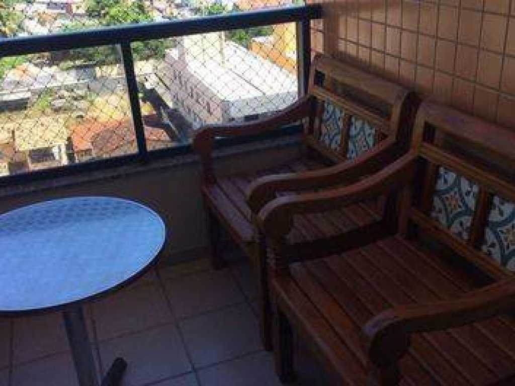 Apartamento 3 Quartos 3 Banh Meio da Praia do Morro, Ar, Wi-Fi Grátis