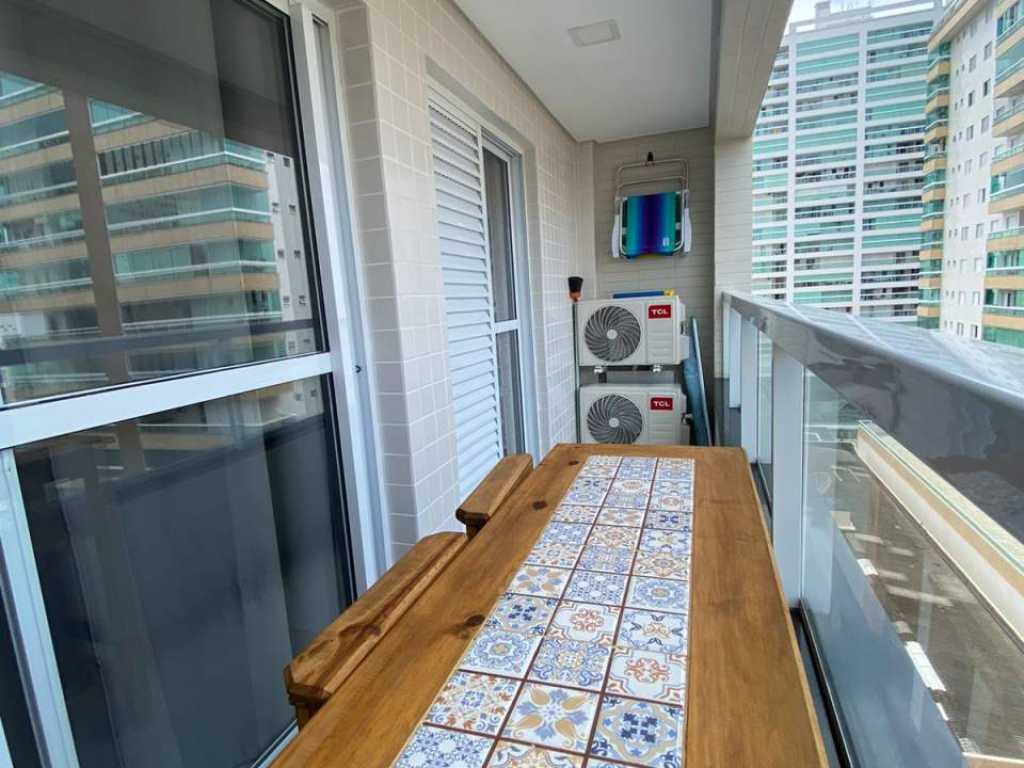 1 dorm, 1 vaga, wi-fi, 50m da Praia, aceita PET