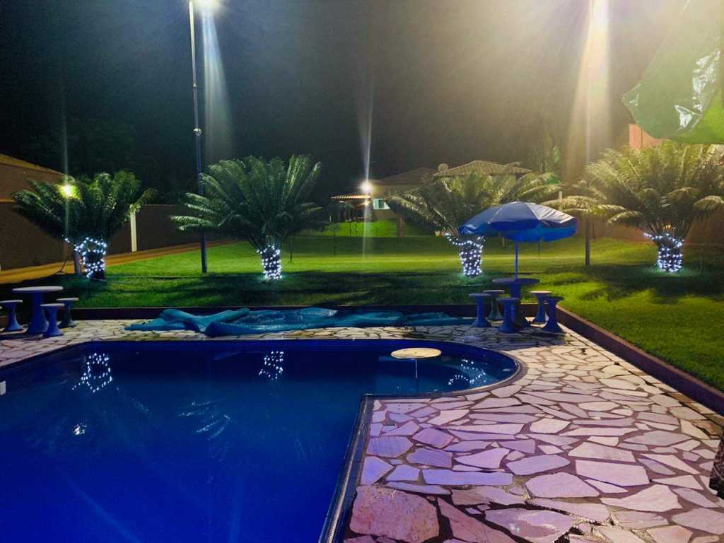 Rancho Recanto do Guerreiro com piscina aquecida