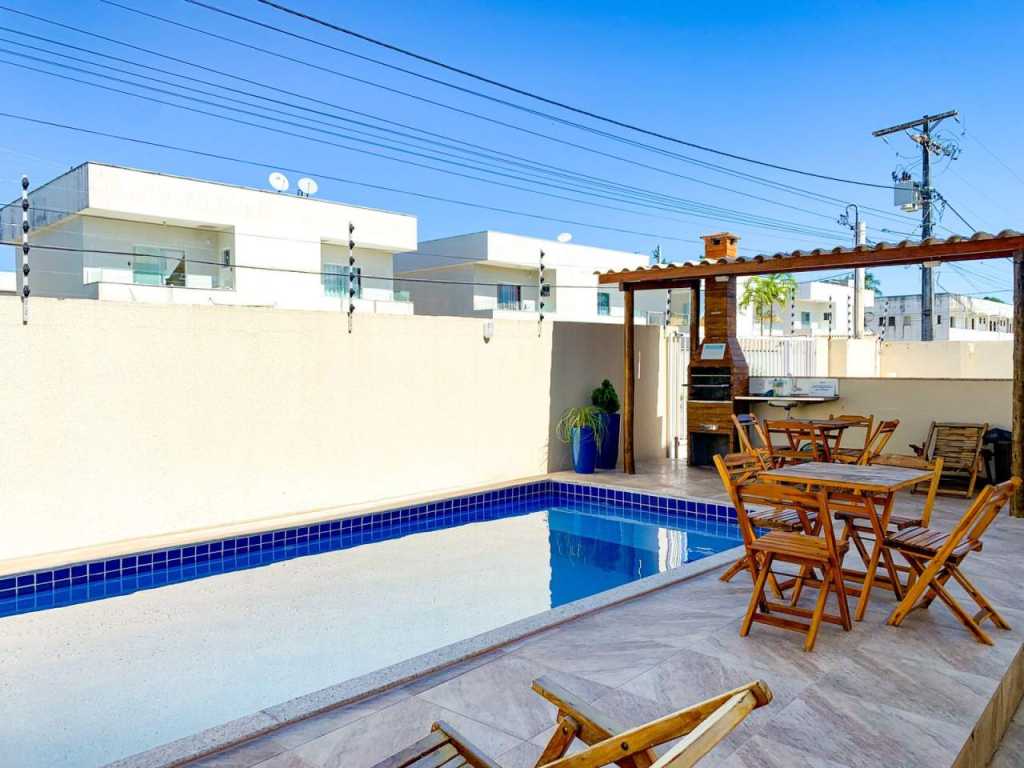 Casa com Piscina na Praia de Coroa Vermelha-Porto Seguro-BA