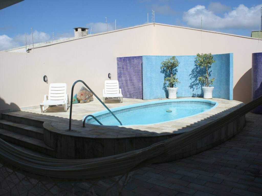 Casa com piscina 4 dormitorios com ar para 10 pessoas - Praia de Pereque - Porto Belo