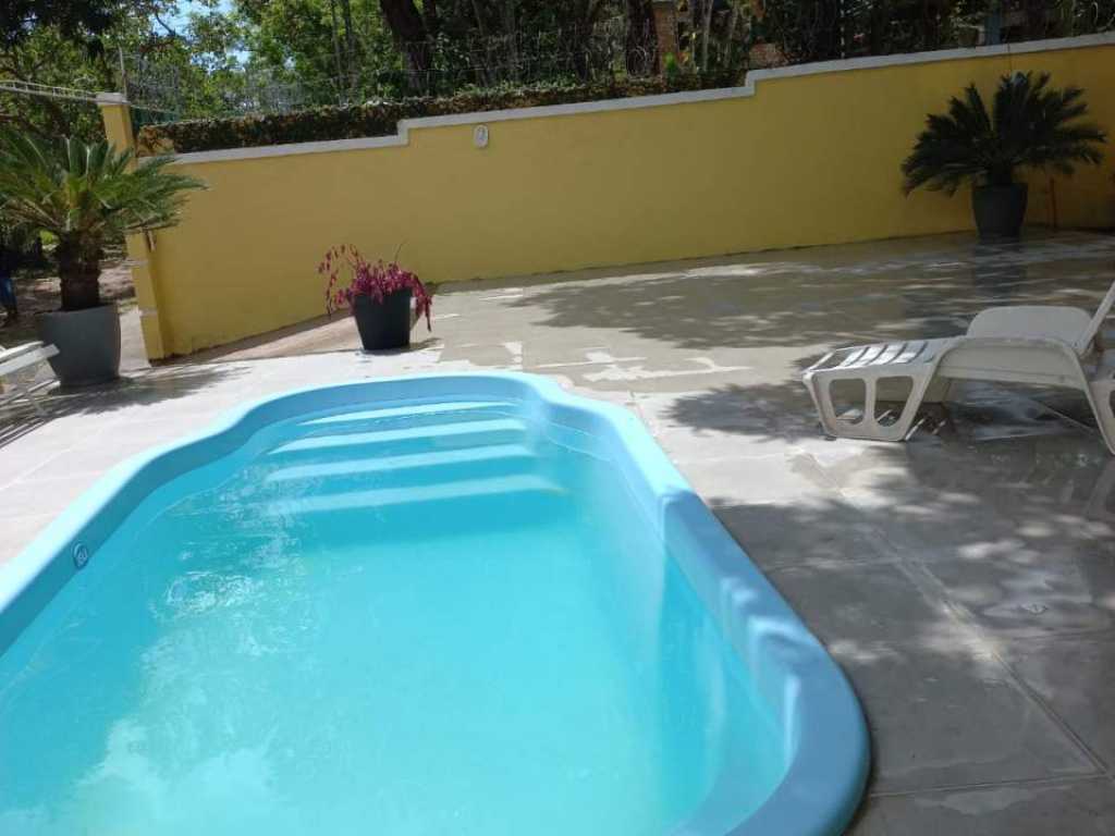 Casa com piscina confortável