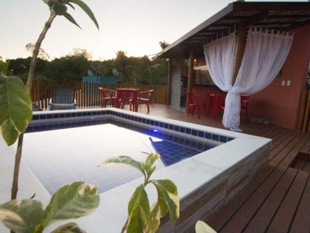 CASA LUXO SUPER TOP COM PISCINA NA MUCUGE A 100 MT DA PRAIA