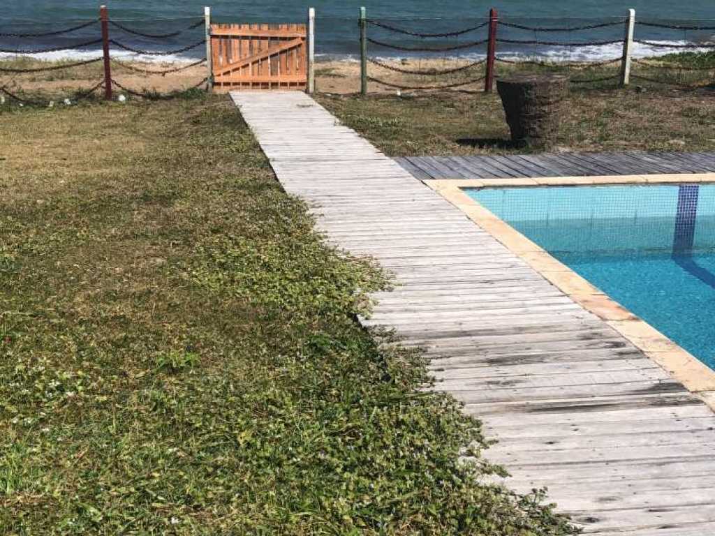 Casa de praia pé na areia