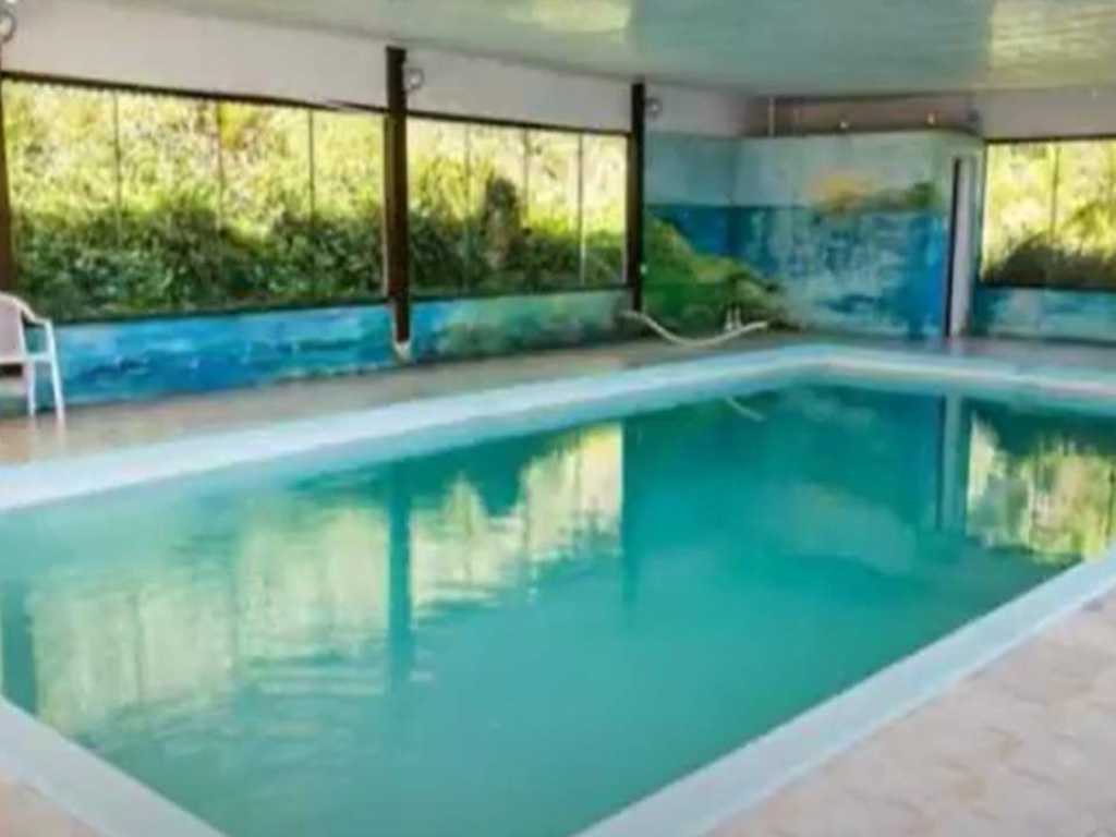 Chácara 15 - Piscina privativa coberta e climatizada - Sinuca - Pesca - Campo Alegre