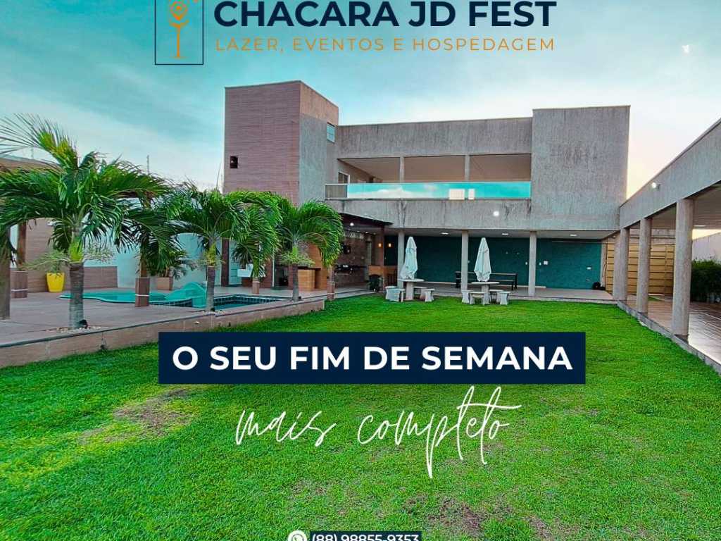 Chácara JD Fest - Lazer, Eventos e Hospedagem em Juazeiro do Norte