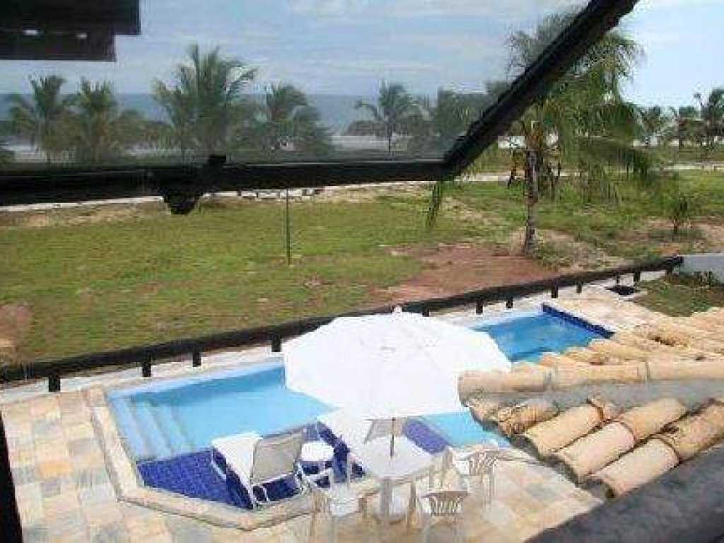 Casa frente mar - Praia de Guarajuba - 4/4 quartos com ar - Piscina e Churrasqueira - Condomínio Paraíso