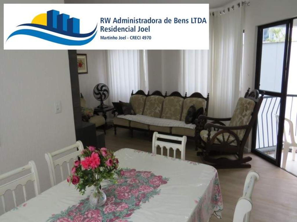 APARTAMENTO DE 3 DORMITORIOS (1 SUITE) PARA 10 PERSONAS - COD. 501 - CENTRO - ED LHA DE BALY - BALN CAMBORIÚ - SC