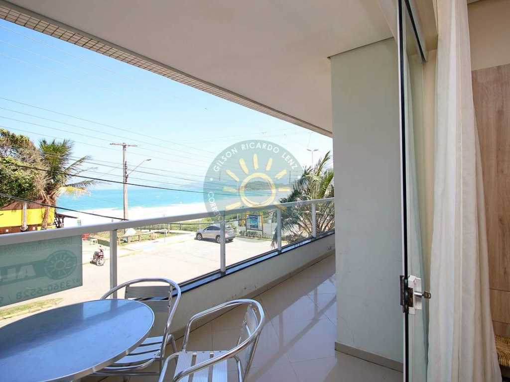 Apartamento para 8 pessoas com vista para o mar, localizado na praia de Quatro Ilhas - Bombinhas