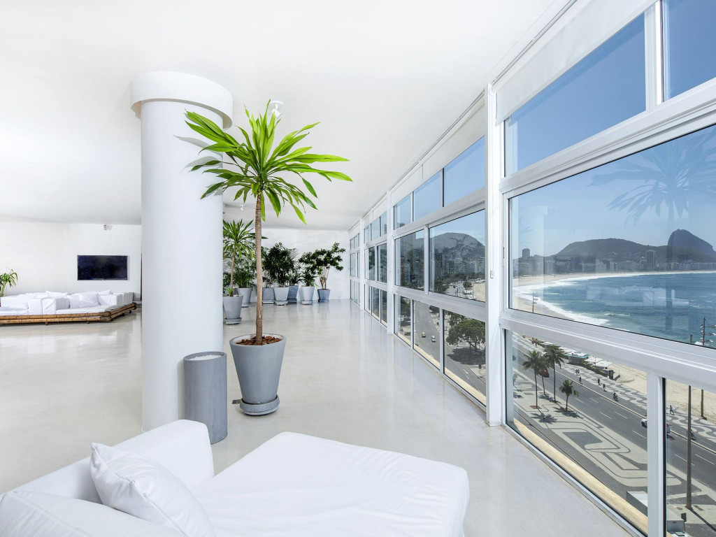 Rio035 - Amplio apartamento frente al mar en Copacabana