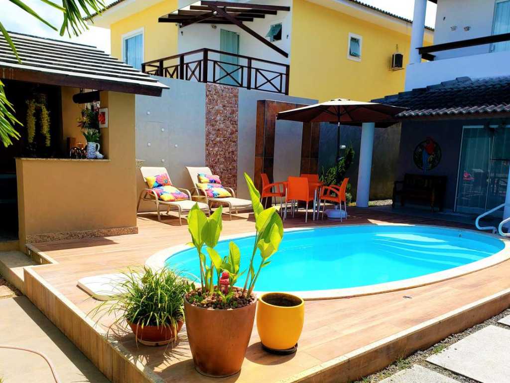 Excelente Casa Duplex em Arembepe Aquaville - Bahia