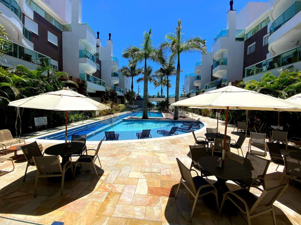 Cód 529 - Apartamento aconchegante com piscina coletiva e vista mar, residencial Boulevard Bombinhas.