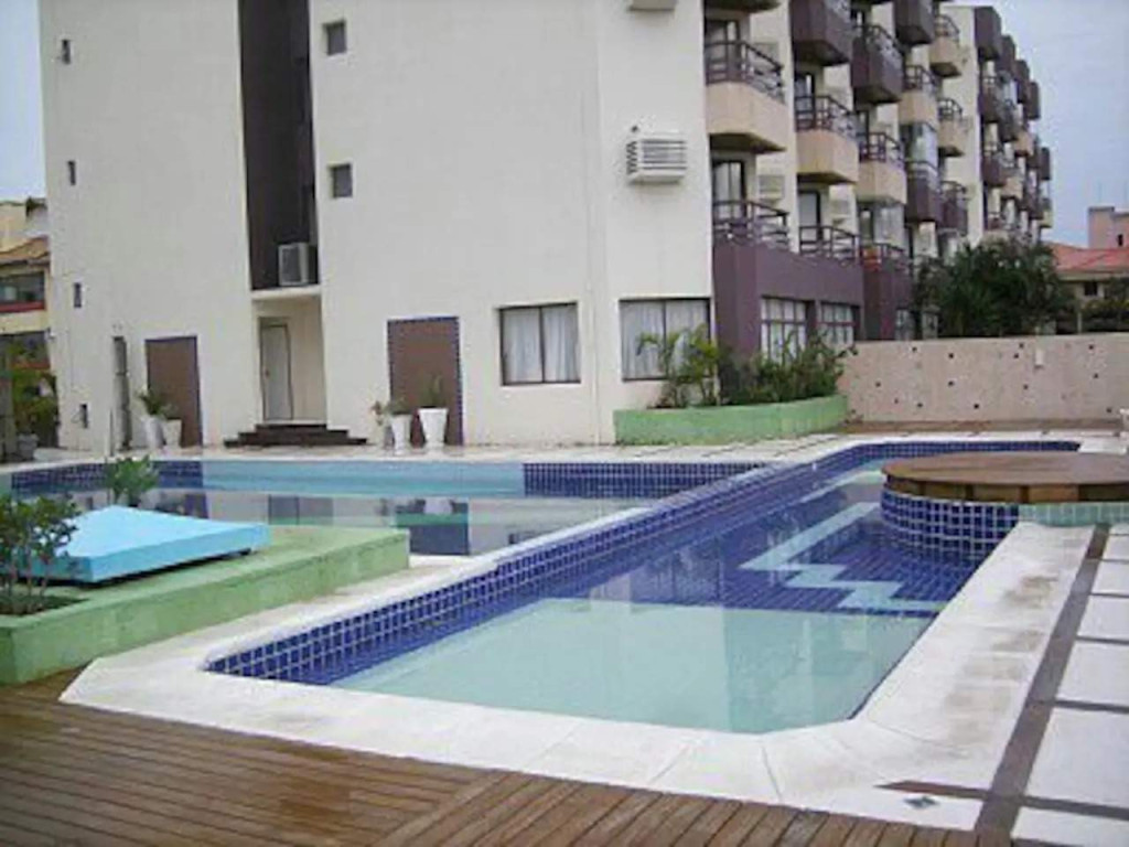 Apartamento 1 quarto com piscina .Condominio frente para o mar