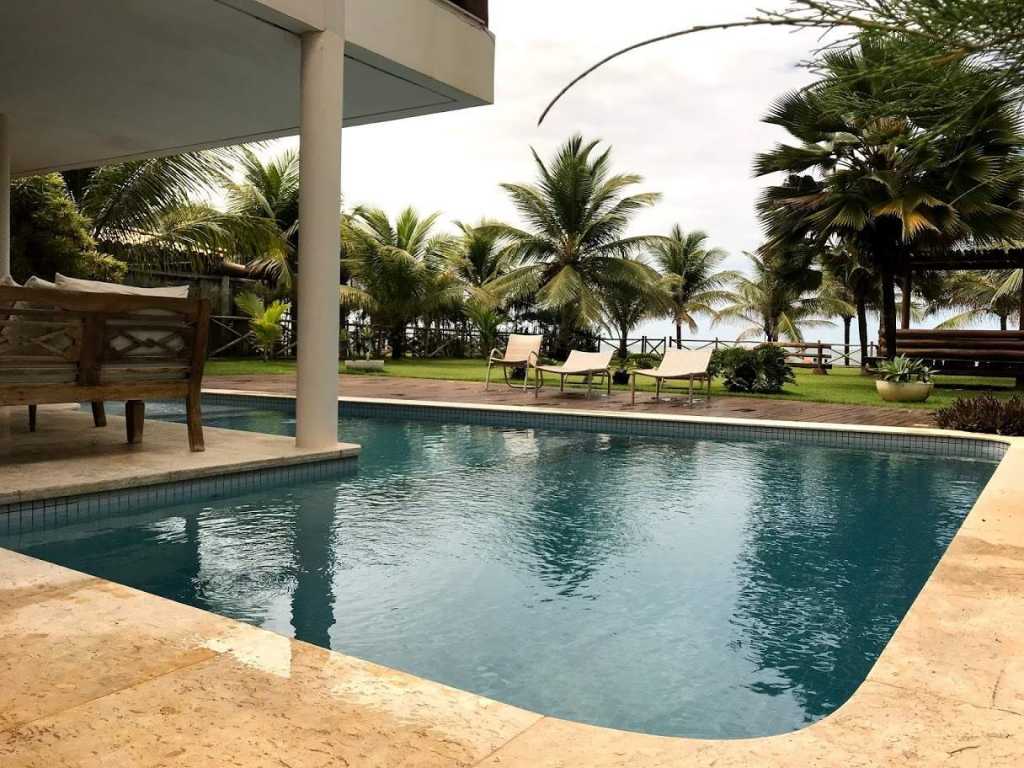 Casa Frente Mar com 5 suites no Condomínio Paraíso do Mar - Aluguel de Temporada