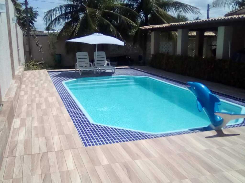 Casa de praia área gourmet piscina