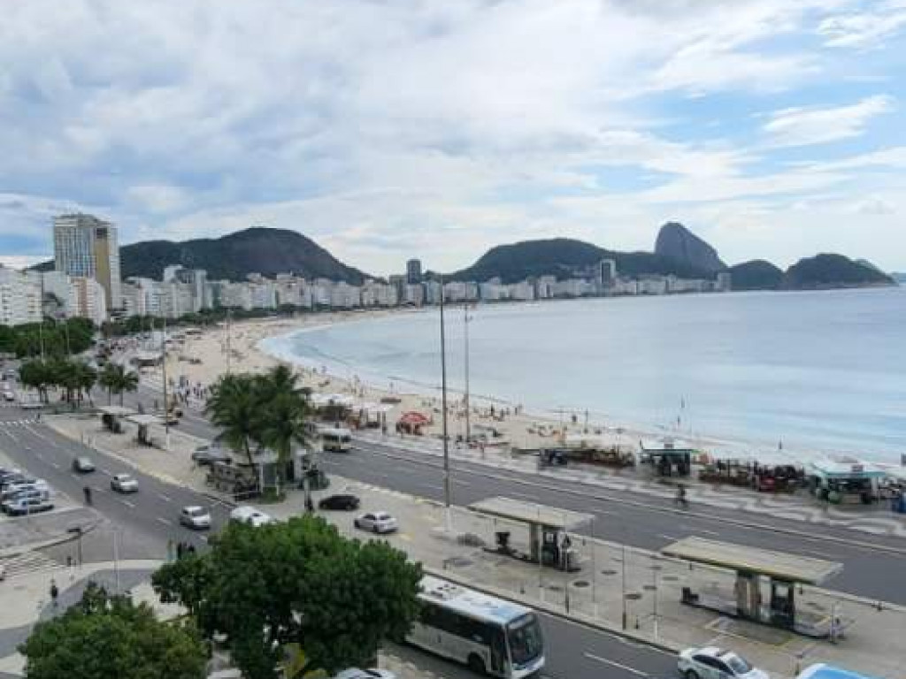 Alugo por temporada  lindo apartamento frente mar em Copacabana