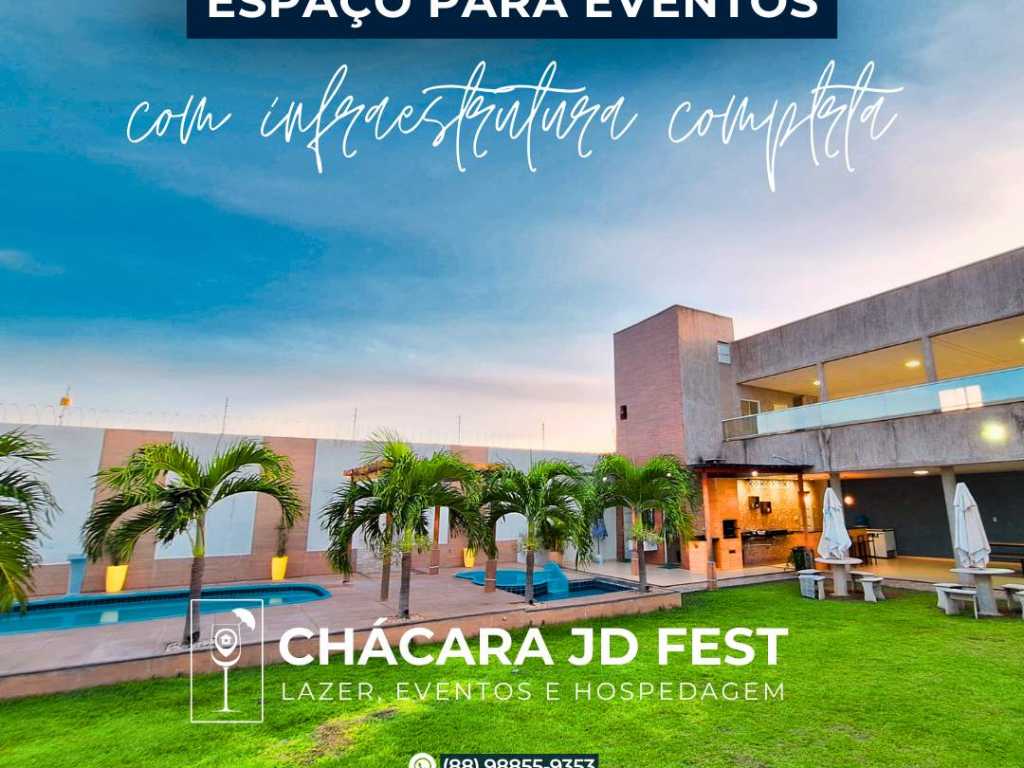 Chácara JD Fest - Lazer, Eventos e Hospedagem em Juazeiro do Norte