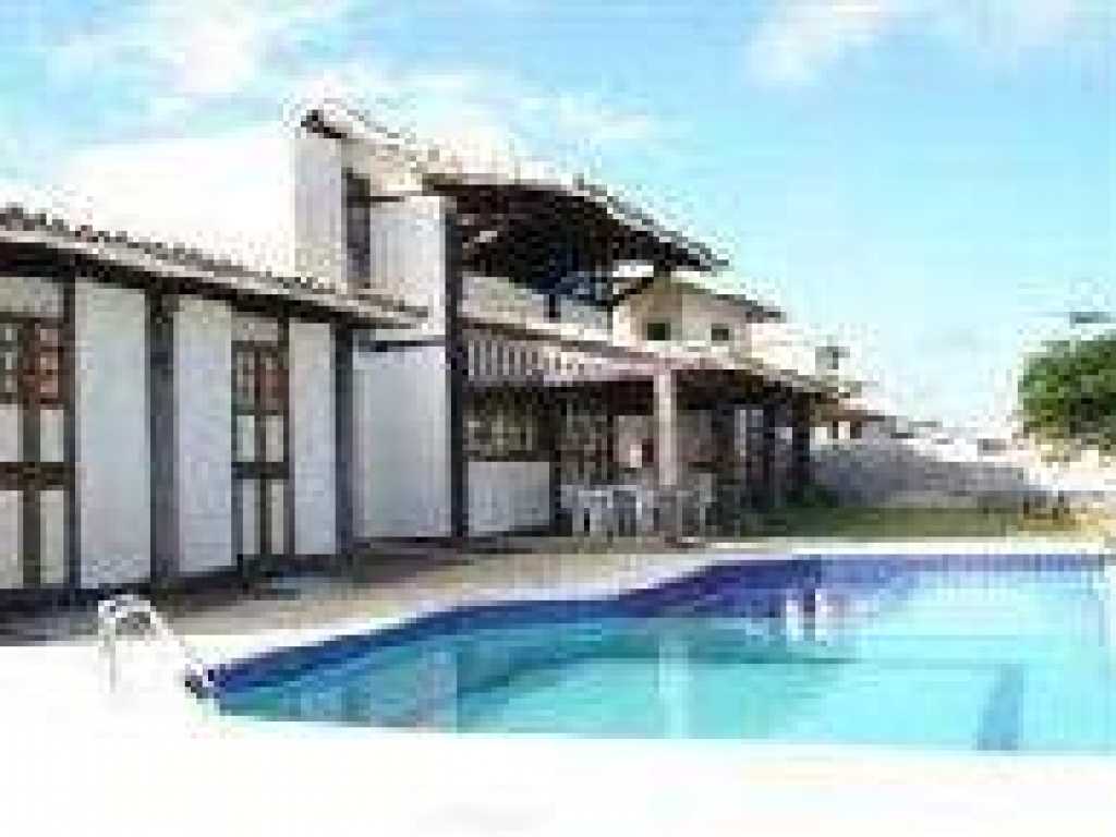 Casa frente mar - Praia de Guarajuba - 4/4 quartos com ar - Piscina e Churrasqueira - Condomínio Paraíso