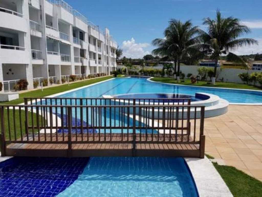 Sonia Flats Tabatinga - Apartamento térreo na Praia de Camurupim